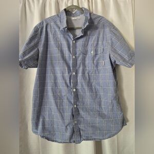 Columbia Men's Short Sleeve Button Up Fishing Shirt Size 2XL